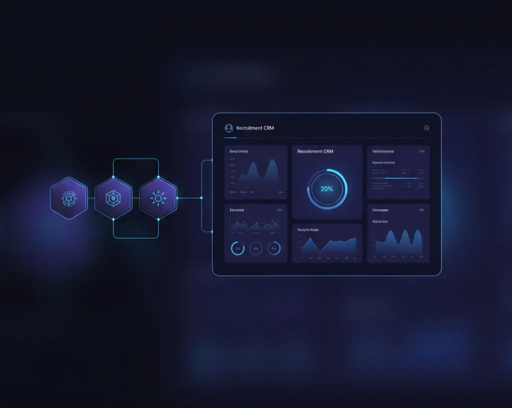 AI automation workflow connecting business tools and systems